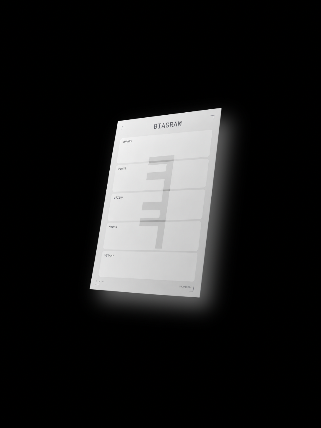 BIAGRAM — protokolový list